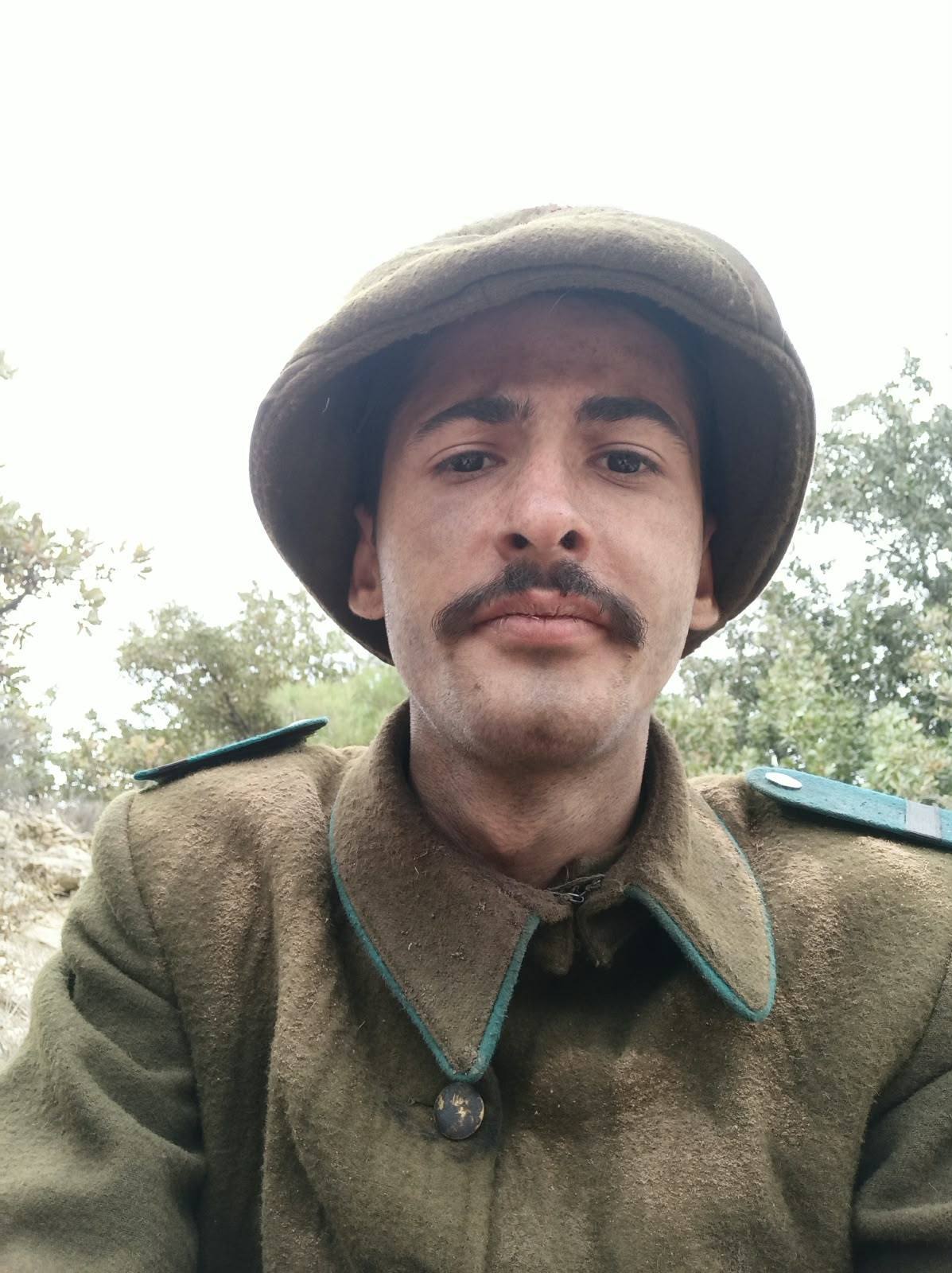 Berkay Çelik, Atatürk filmi setinde dönem kostümüyle